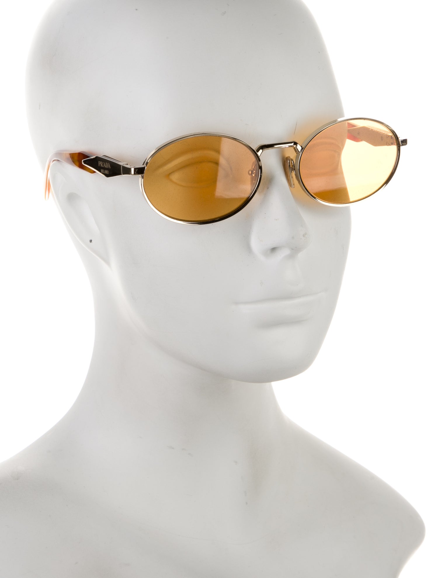 Prada Round Tinted Sunglasses